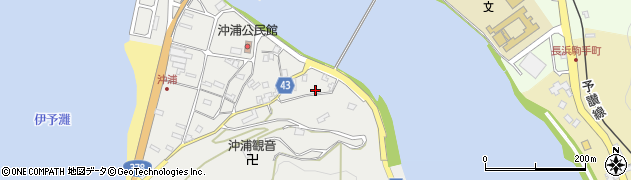 愛媛県大洲市長浜町沖浦2016周辺の地図