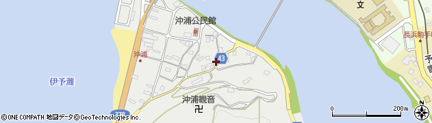 愛媛県大洲市長浜町沖浦2145周辺の地図