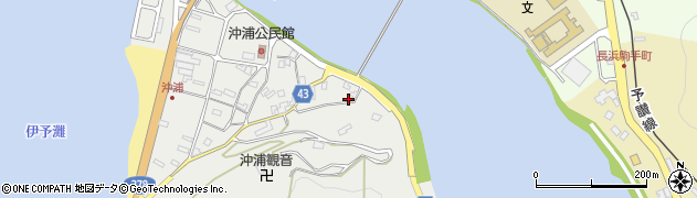 愛媛県大洲市長浜町沖浦2027周辺の地図