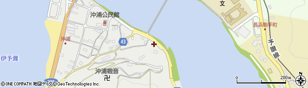 愛媛県大洲市長浜町沖浦2182周辺の地図