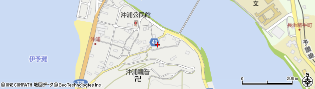 愛媛県大洲市長浜町沖浦2152周辺の地図