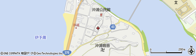 愛媛県大洲市長浜町沖浦2222周辺の地図