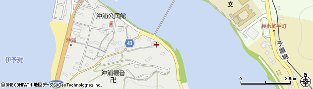愛媛県大洲市長浜町沖浦2174周辺の地図
