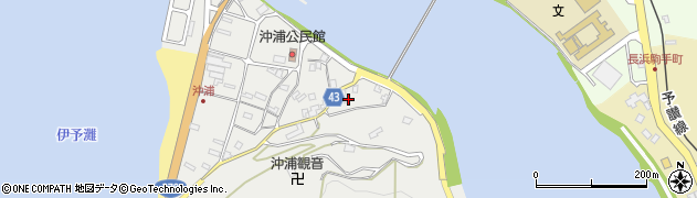 愛媛県大洲市長浜町沖浦2159周辺の地図