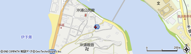 愛媛県大洲市長浜町沖浦2136周辺の地図