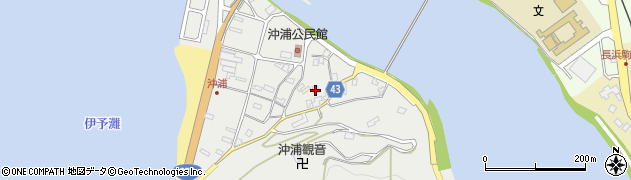 愛媛県大洲市長浜町沖浦2137周辺の地図