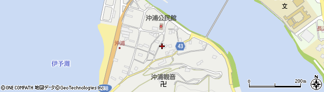 愛媛県大洲市長浜町沖浦2122周辺の地図