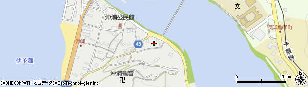 愛媛県大洲市長浜町沖浦2166周辺の地図