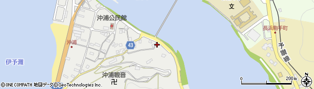 愛媛県大洲市長浜町沖浦2183周辺の地図