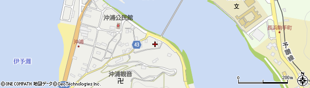 愛媛県大洲市長浜町沖浦2167周辺の地図