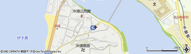 愛媛県大洲市長浜町沖浦2155周辺の地図
