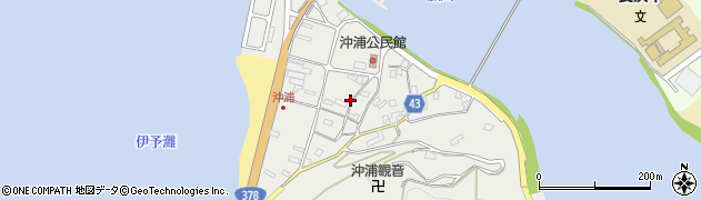愛媛県大洲市長浜町沖浦（丙）周辺の地図