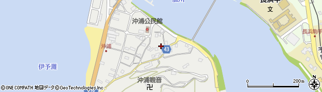 愛媛県大洲市長浜町沖浦2147周辺の地図