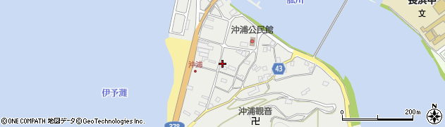 愛媛県大洲市長浜町沖浦2251周辺の地図