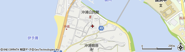 愛媛県大洲市長浜町沖浦2132周辺の地図