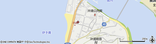 愛媛県大洲市長浜町沖浦2279周辺の地図