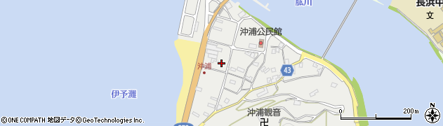 愛媛県大洲市長浜町沖浦2278周辺の地図