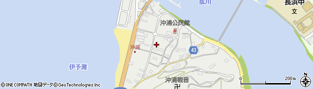 愛媛県大洲市長浜町沖浦2250周辺の地図