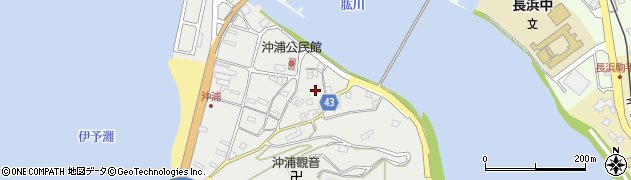 愛媛県大洲市長浜町沖浦2203周辺の地図