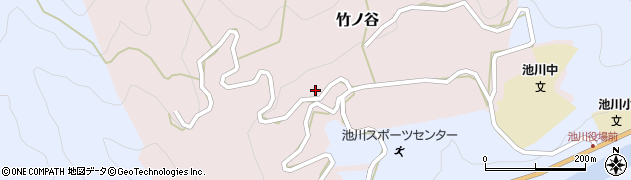 高知県吾川郡仁淀川町竹ノ谷1050周辺の地図