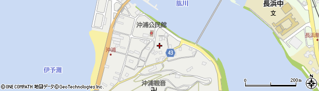 愛媛県大洲市長浜町沖浦2133周辺の地図