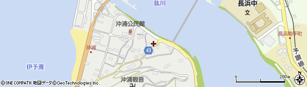 愛媛県大洲市長浜町沖浦2193周辺の地図