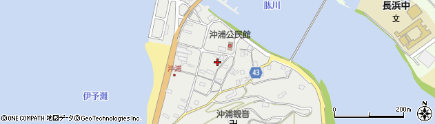 愛媛県大洲市長浜町沖浦2241周辺の地図