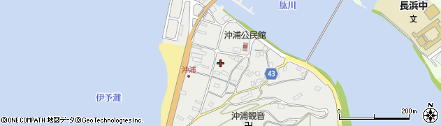 愛媛県大洲市長浜町沖浦2047周辺の地図