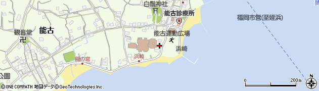 福岡県福岡市西区能古736周辺の地図