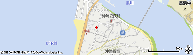愛媛県大洲市長浜町沖浦2273周辺の地図