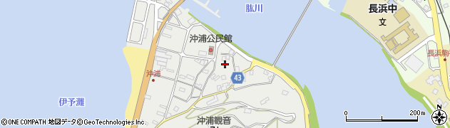 愛媛県大洲市長浜町沖浦2205周辺の地図