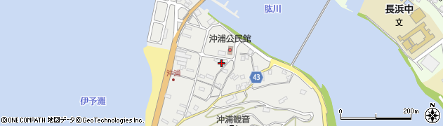 愛媛県大洲市長浜町沖浦2210周辺の地図