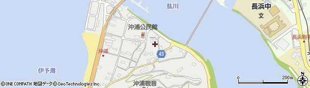 愛媛県大洲市長浜町沖浦2202周辺の地図