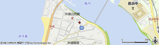 愛媛県大洲市長浜町沖浦2200周辺の地図