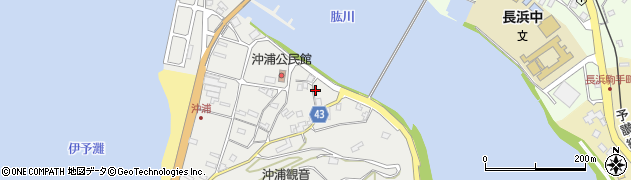 愛媛県大洲市長浜町沖浦2198周辺の地図