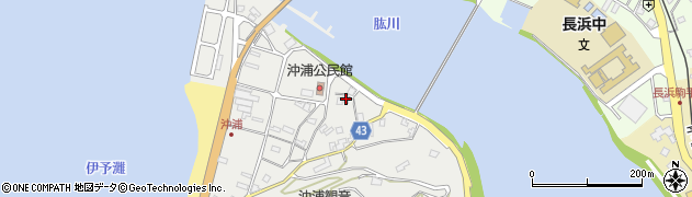 愛媛県大洲市長浜町沖浦2199周辺の地図