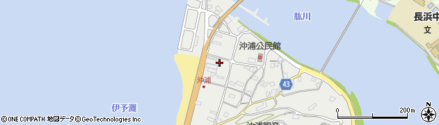 愛媛県大洲市長浜町沖浦2270周辺の地図