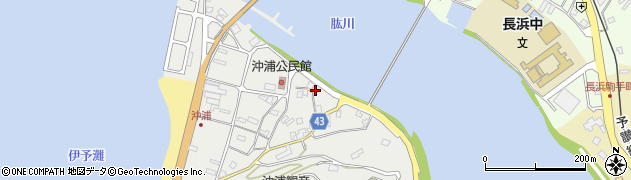 愛媛県大洲市長浜町沖浦2192周辺の地図