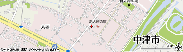 大分県中津市大塚718-2周辺の地図