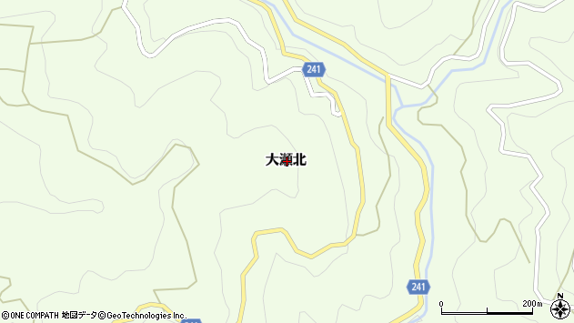 〒791-3362 愛媛県喜多郡内子町大瀬北乙影山の地図