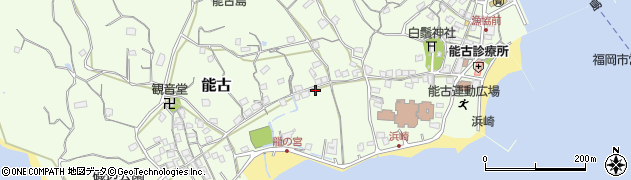福岡県福岡市西区能古835周辺の地図