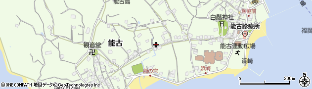 福岡県福岡市西区能古889周辺の地図