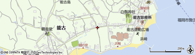 福岡県福岡市西区能古801周辺の地図