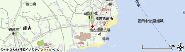 福岡県福岡市西区能古731周辺の地図