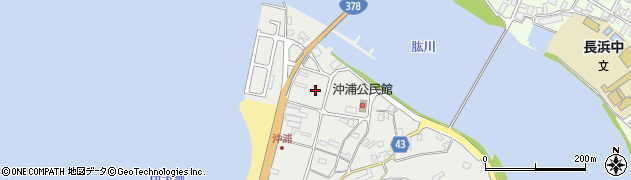 愛媛県大洲市長浜町沖浦2257周辺の地図