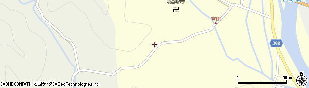 徳島県海陽町（海部郡）吉田（南沢）周辺の地図