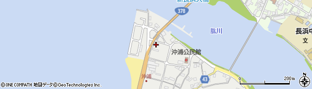 愛媛県大洲市長浜町沖浦2260周辺の地図