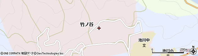 高知県吾川郡仁淀川町竹ノ谷1125周辺の地図