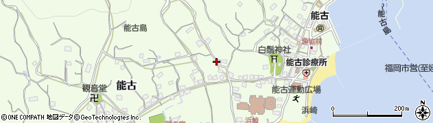 福岡県福岡市西区能古908周辺の地図