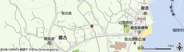 福岡県福岡市西区能古912周辺の地図